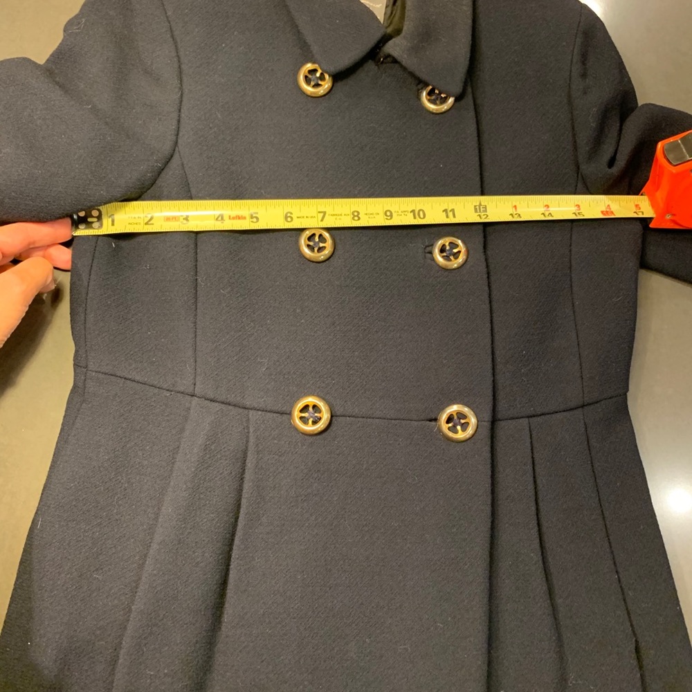 🔥J.Crew Double Cloth Double Breasted Navy Coat😍 - Picture 8 of 8